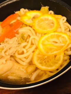 柚子鍋焼きうどん-レシピのメイン写真