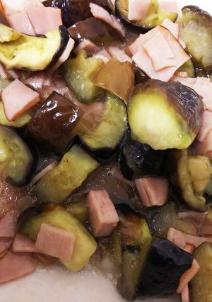 なすとハムの和物-レシピのメイン写真