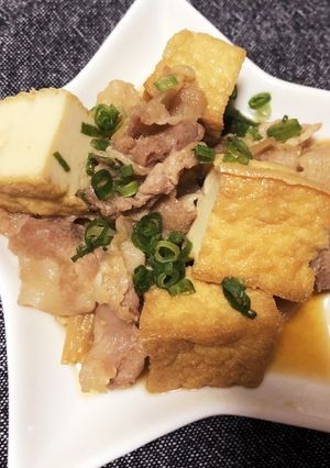 副菜に！簡単肉豆腐-レシピのメイン写真