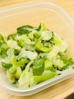 ネギの昆布茶炒め-レシピのメイン写真
