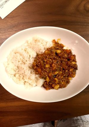 ひき肉と野菜のカレー-レシピのメイン写真