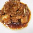 豚バラ塊と玉ねぎのニンニクたっぷり煮