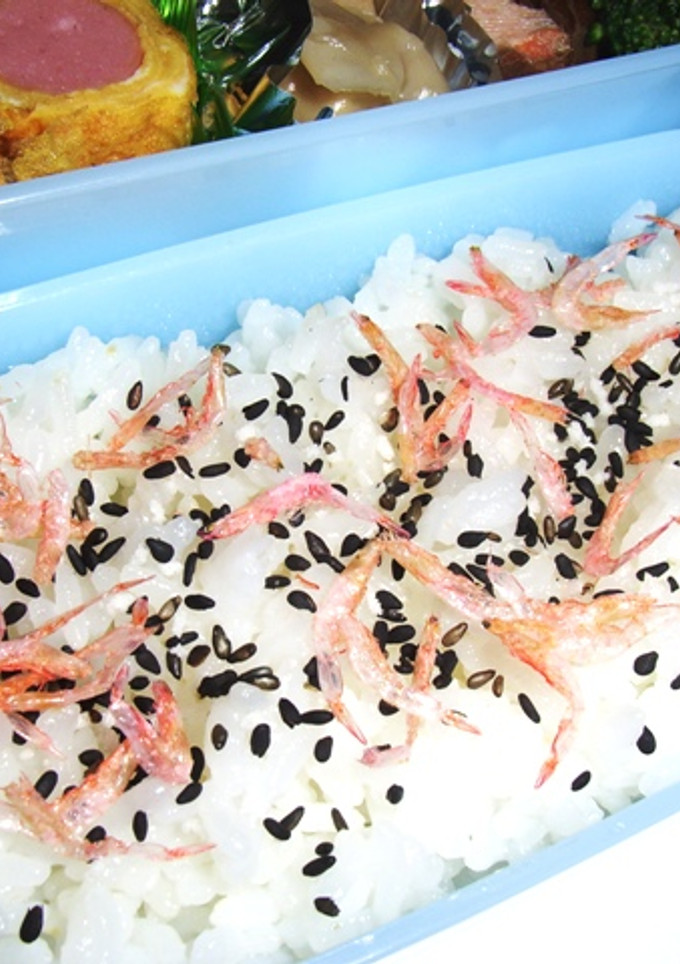 お弁当に♪簡単美味しいごま塩☆桜エビご飯-レシピのメイン写真