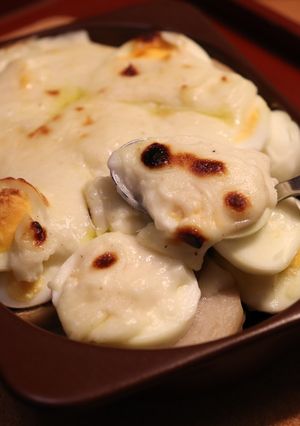 昼夕♪里芋とゆで卵と玉ねぎのグラタン-レシピのメイン写真