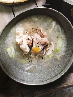 すりおろし蓮根と豚ばらのトロトロスープ-レシピのメイン写真