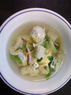 豆腐入り鶏団子スープ-レシピのメイン写真
