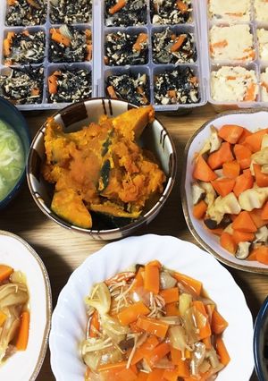 【材料メモ&レシピ集】12月3週作り置き-レシピのメイン写真