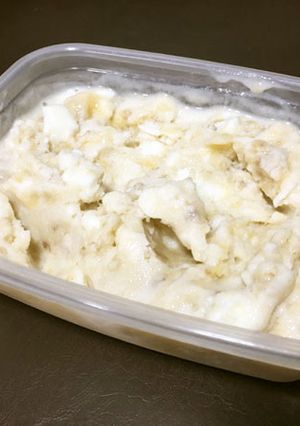 ジップロックでフローズンバナナヨーグルト-レシピのメイン写真