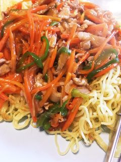 簡単♡美味しい 青椒肉絲焼きそば-レシピのメイン写真