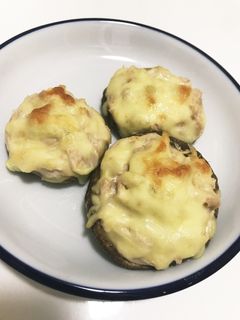 簡単低糖質◆しいたけのツナマヨチーズ焼き-レシピのメイン写真