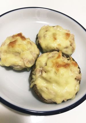 簡単低糖質◆しいたけのツナマヨチーズ焼き-レシピのメイン写真