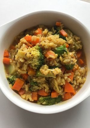 ブランチにカレーリゾット-レシピのメイン写真