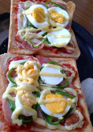 こってり☆ピザ風トースト-レシピのメイン写真