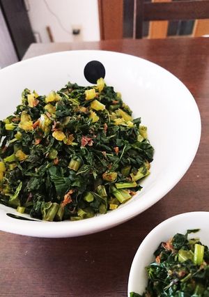 茹でなくてOK！大根葉と鰹節のふりかけ-レシピのメイン写真