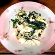 ぶっちゃんほうれん草炒め【豆腐×炒め物】
