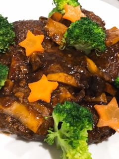 煮込みハンバーグ-レシピのメイン写真