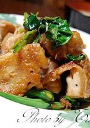 超簡単☆鶏肉とインゲンの醤油おかか炒め-レシピのメイン写真
