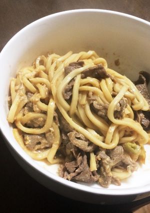 時短すき焼きうどん-レシピのメイン写真