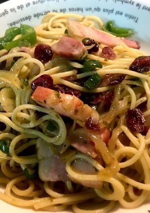 ジュノベーゼ風クランベリーのパスタ-レシピのメイン写真