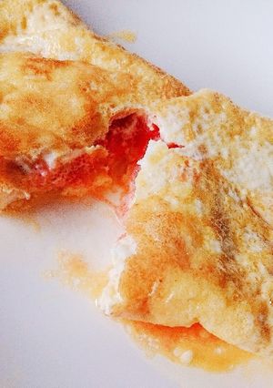 面倒な事なし☆チーズ明太マヨオムレツ？-レシピのメイン写真