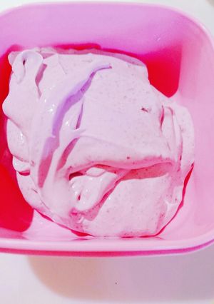 ブルーベリー生クリーム-レシピのメイン写真