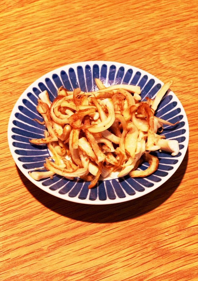 椎茸のじくのバター炒め-レシピのメイン写真