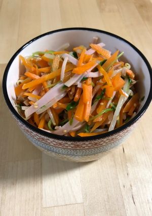 簡単！レンジで和え物（豆苗）-レシピのメイン写真