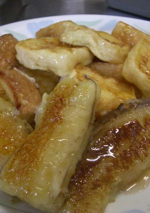 ブランチに♪フレンチトーストと焼きバナナ-レシピのメイン写真