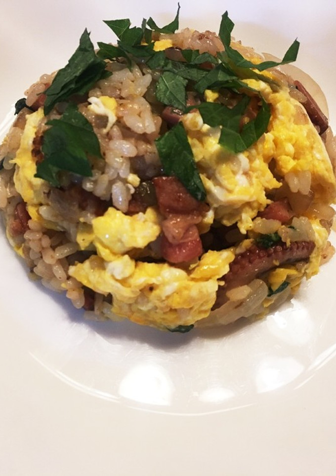 タコの簡単炒飯！-レシピのメイン写真