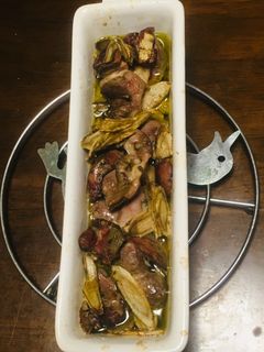 砂肝とレバーのアヒージョ-レシピのメイン写真