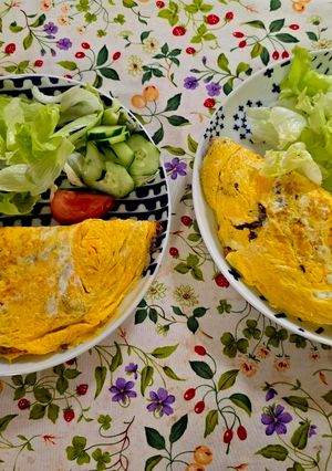 牛ひき肉で作るオムレツ-レシピのメイン写真