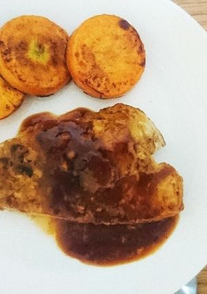 鶏胸肉のソテー バーベキューソース-レシピのメイン写真