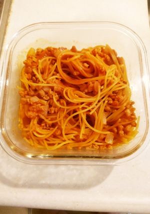 レンジで畑のお肉のボロネーゼ風-レシピのメイン写真