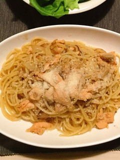 鮭とゆず胡椒の醤油バターパスタ-レシピのメイン写真