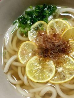温かい♡♡すだちうどん♪-レシピのメイン写真