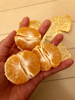 みかんを5秒でむく方法^ ^和歌山むき-レシピのメイン写真