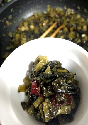 ご飯のお供に♪高菜のごま油炒め-レシピのメイン写真