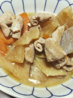 寒い冬にぴったり!圧力鍋で簡単もつ煮!-レシピのメイン写真
