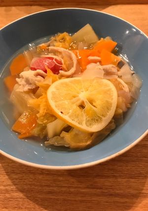 レモンチキンスープ-レシピのメイン写真