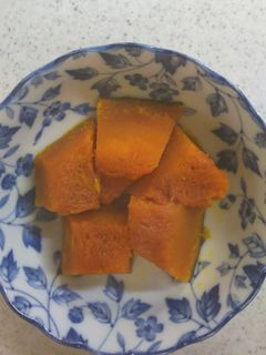 レンジだけ汁なしかぼちゃの煮物-レシピのメイン写真