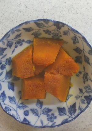 レンジだけ汁なしかぼちゃの煮物-レシピのメイン写真