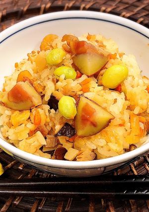 炊飯器で簡単!中華 五目おこわ-レシピのメイン写真