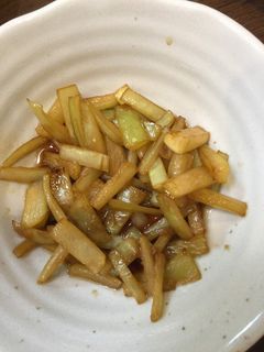 大根の皮で!きんぴら-レシピのメイン写真