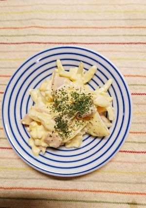 主役は?オニオン玉子ベーコンサラダ-レシピのメイン写真