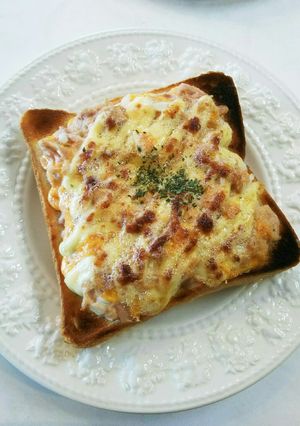 ツナ缶&チーズマヨネーズ トースト-レシピのメイン写真