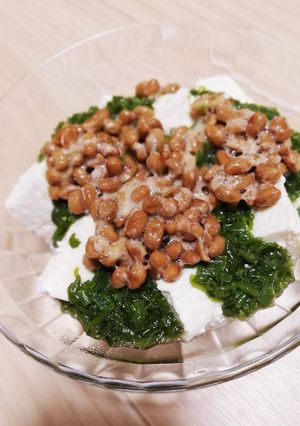 豆腐と納豆とめかぶ-レシピのメイン写真