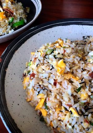 【鉄板の組み合わせ】梅と海苔のチャーハン-レシピのメイン写真