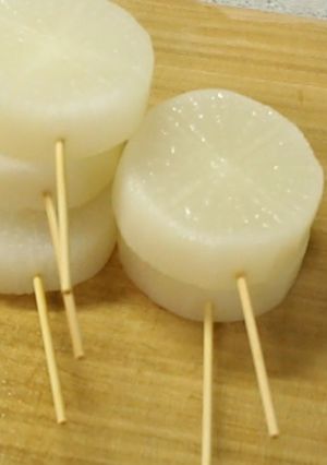 おでん大根の下ごしらえ♪味染み煮崩れ無!-レシピのメイン写真