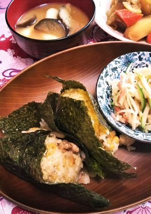サクサク天かすと豚肉のおにぎり-レシピのメイン写真