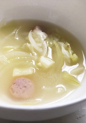 コンソメ不要・玉ねぎの洋風スープ-レシピのメイン写真